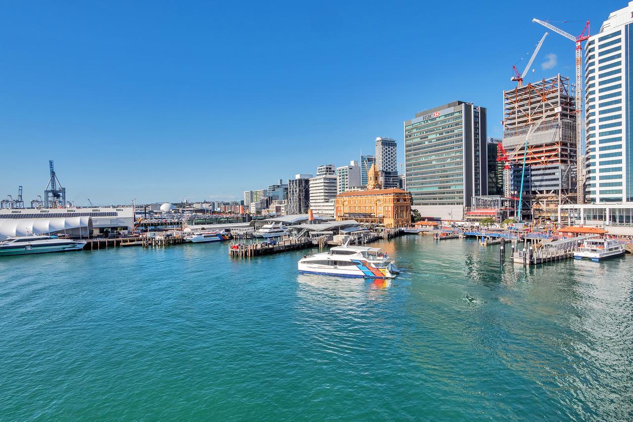 Stunning Harbour & City View Studio L Aircon & Wifi Lejlighed Auckland Eksteriør billede