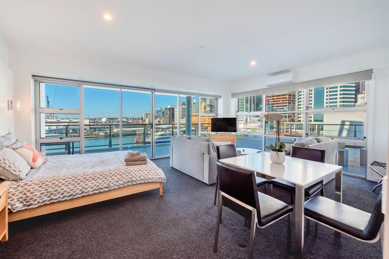 Stunning Harbour & City View Studio L Aircon & Wifi Lejlighed Auckland Eksteriør billede